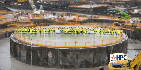 Hinkley Point C reactor foundation - 460 (EDF Energy)